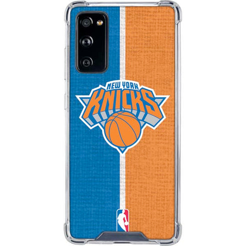 NBA New York Knicks Canvas Galaxy S20 FE Clear Case